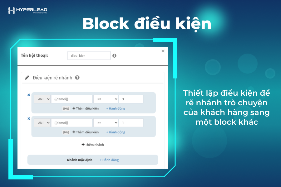 Block điều kiện | HyperLead