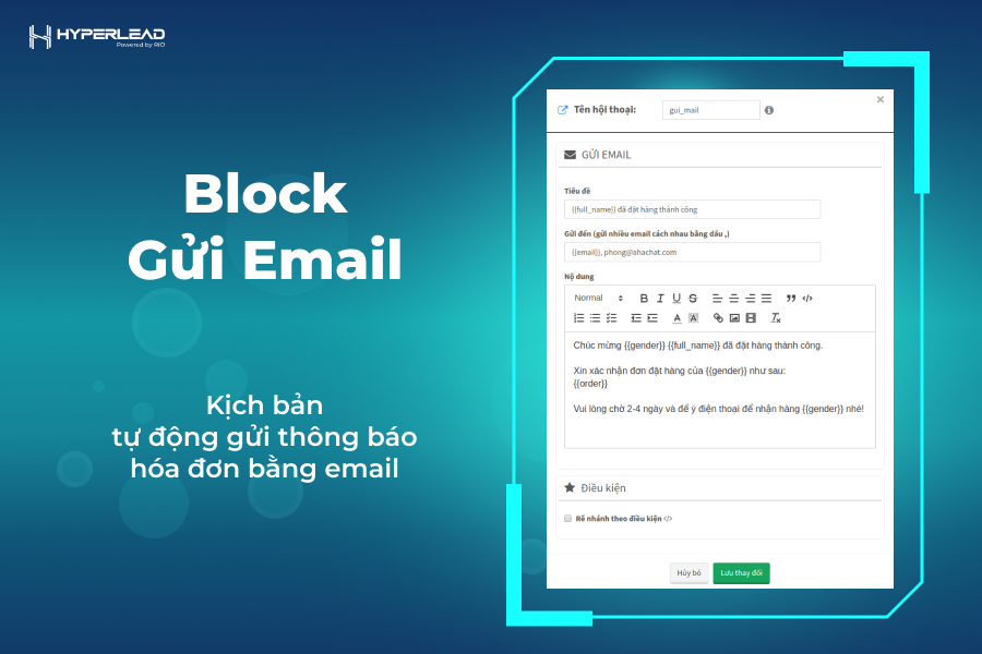 Block gửi email | HyperLead