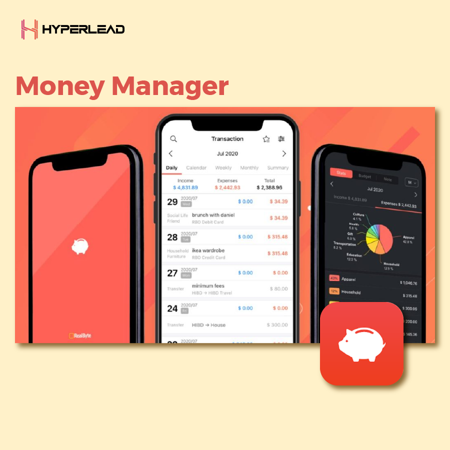 Money Manager Ứng dụng quản lý chi tiêu tài chính cá nhân 